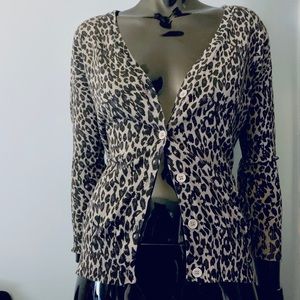 Leopard Cardi